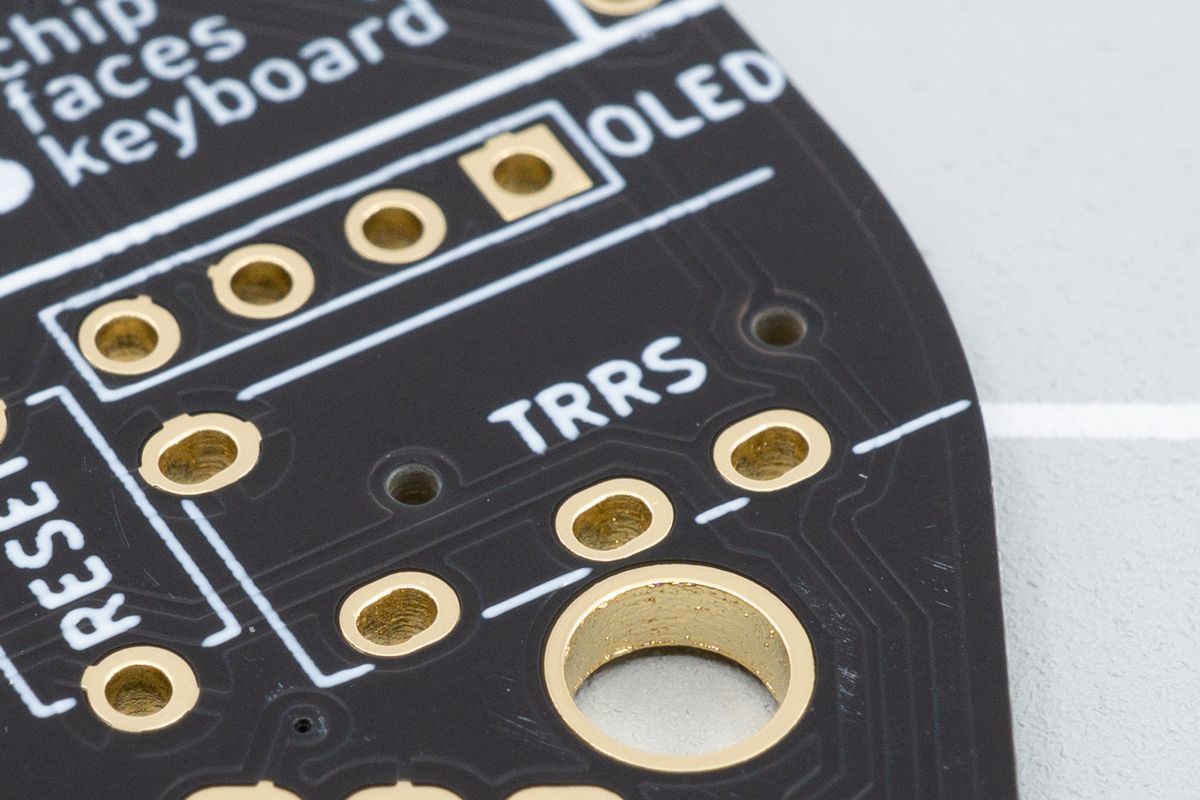 The TRRS jacks get soldered to their own footprint, too