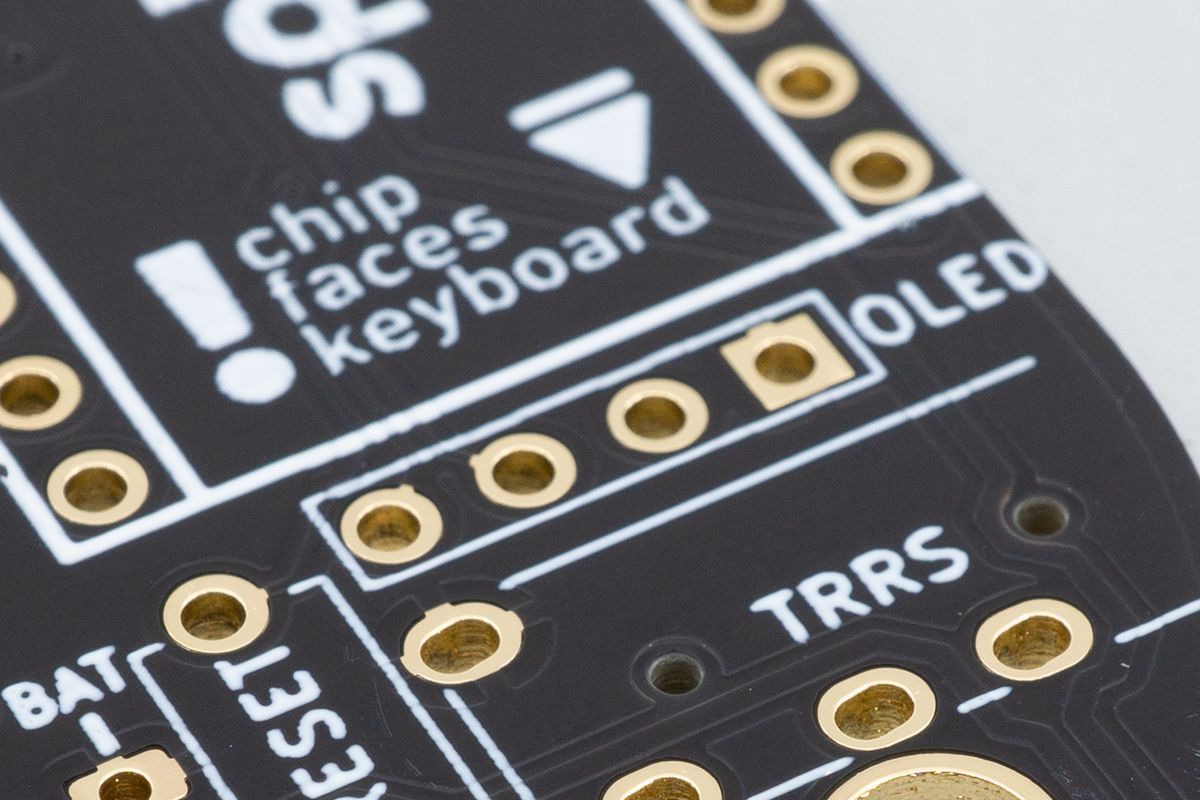 These displays are usually installed on top of the controller, using this 4-pin footprint