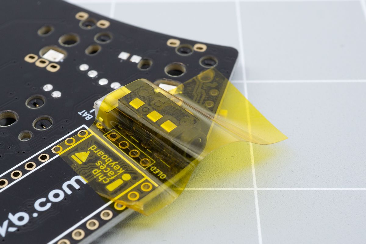 Holding the TRRS jack in place using tape