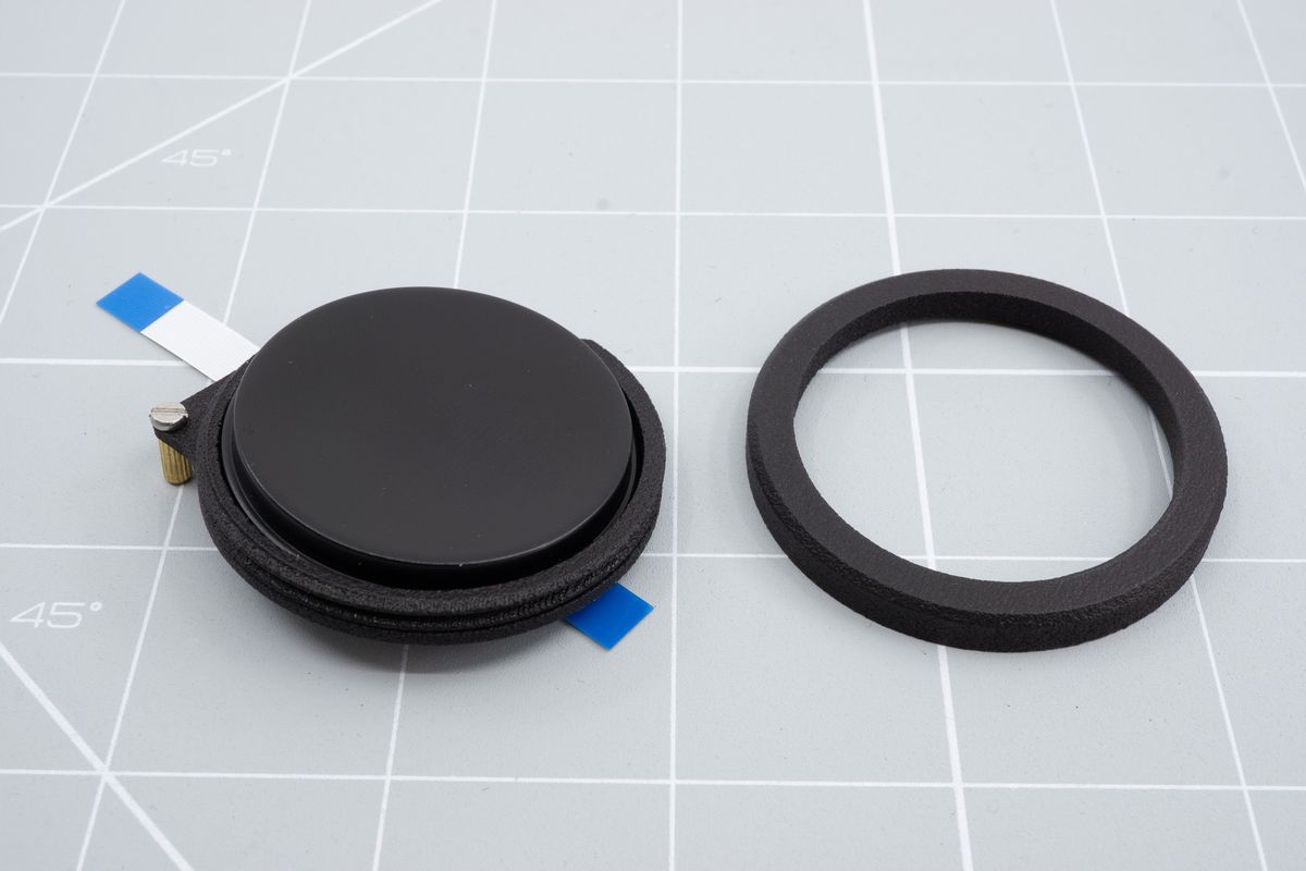 Cirque trackpad and the locking ring