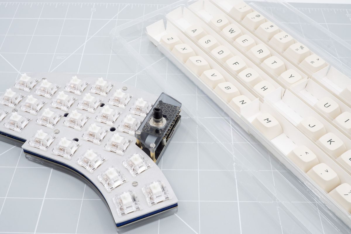 The keyboard and keycaps