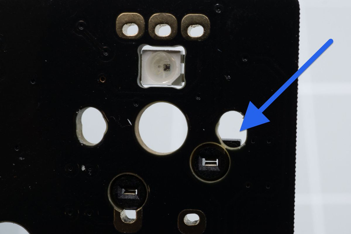 Interference from the hotswap socket