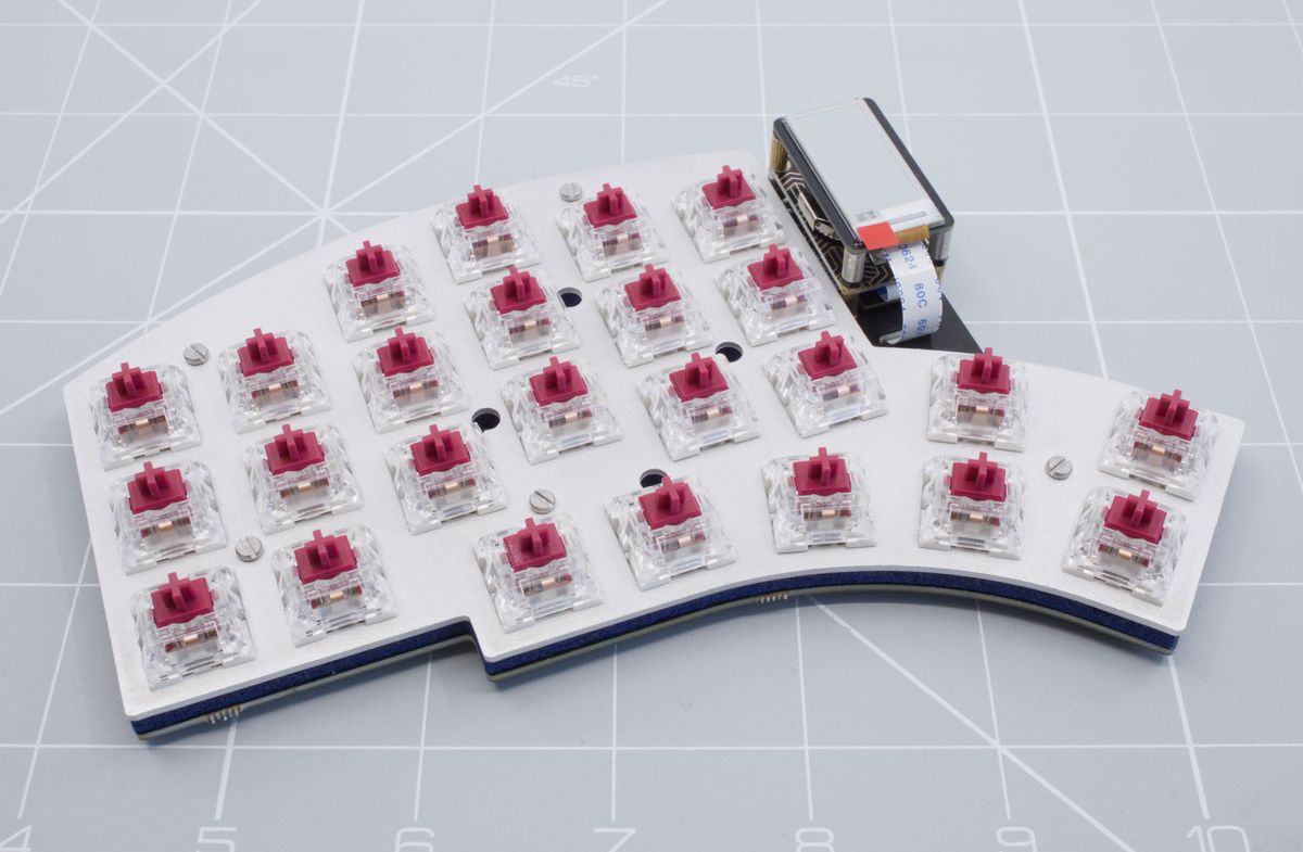 All switches inserted in to the keyboard