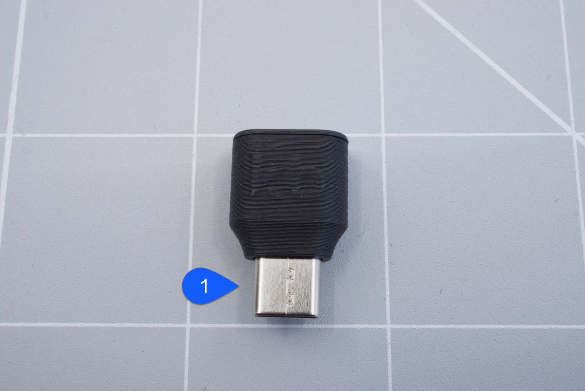 Front side of the dongle.