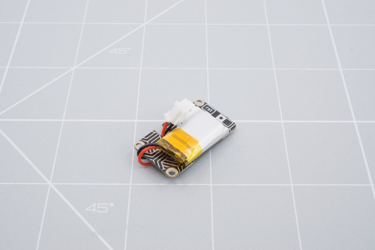 Routing the LiPo cable in to the battery board