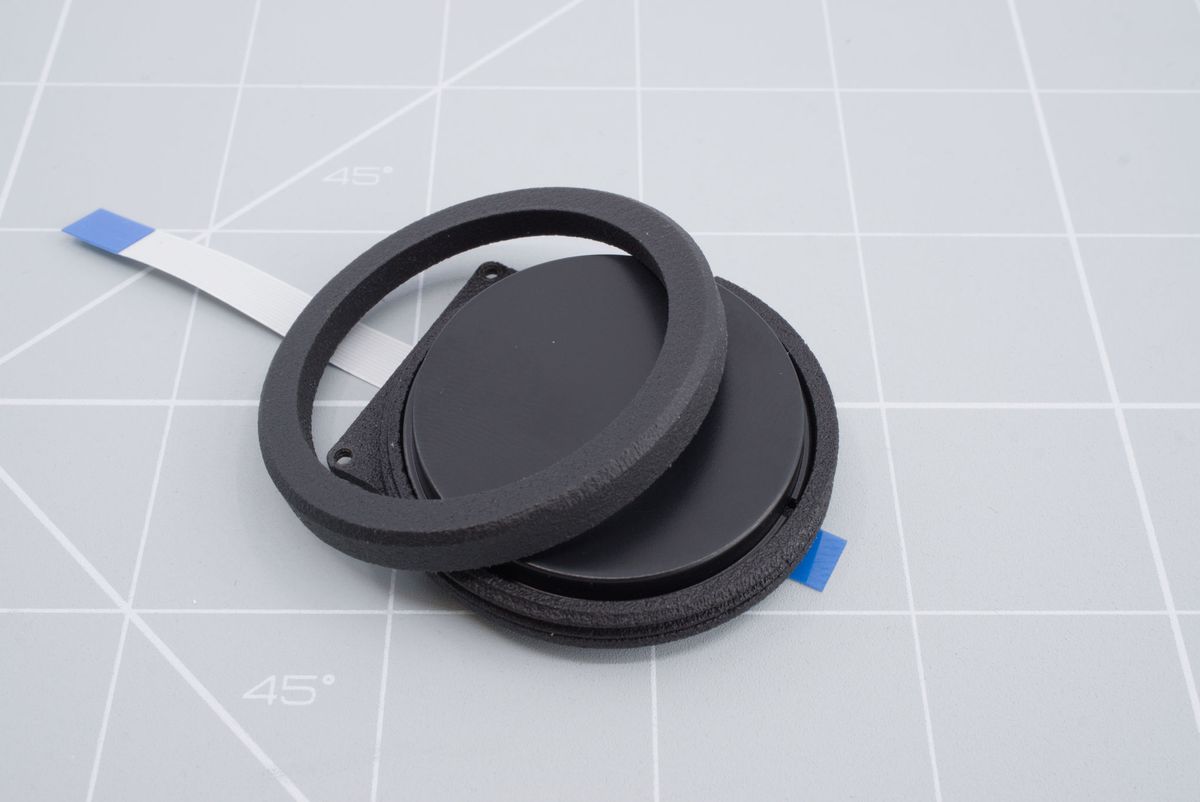Cirque trackpad and the locking ring