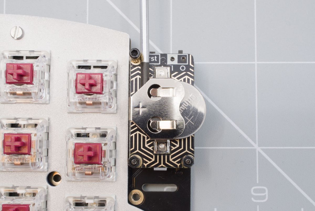 Top view without module installed