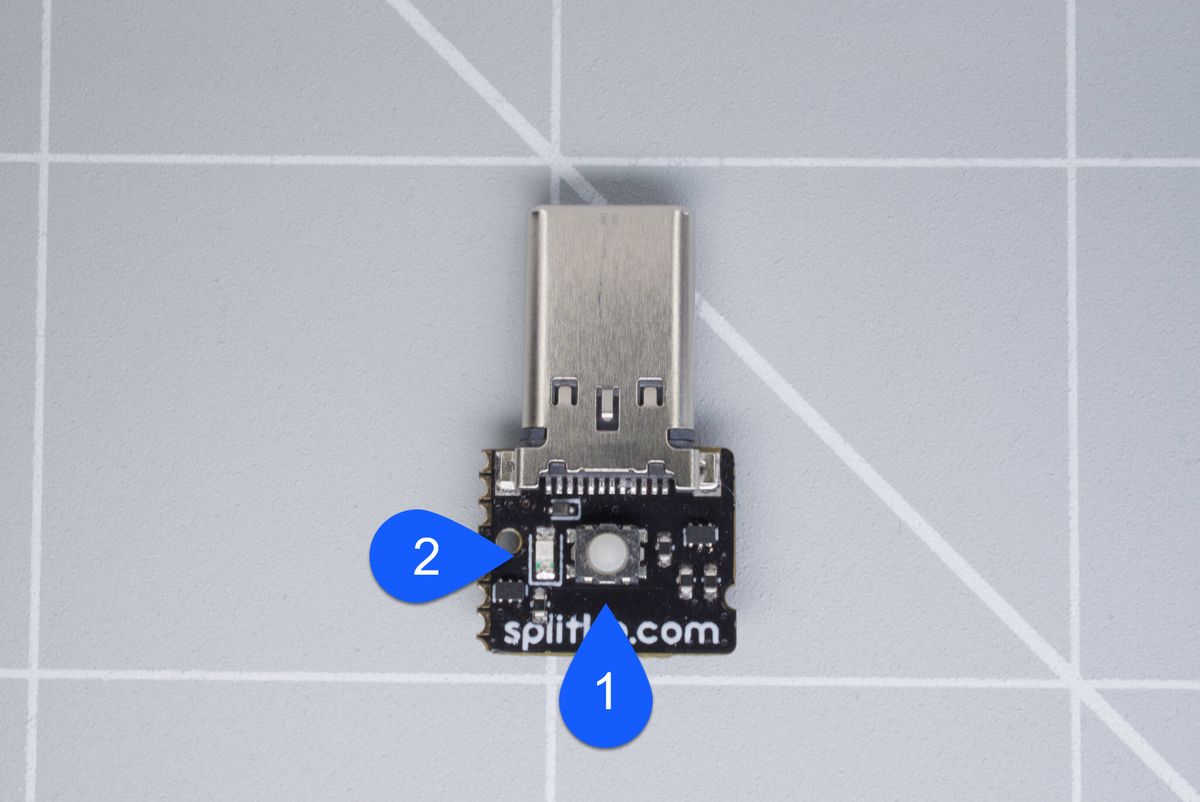 Front side of the dongle.