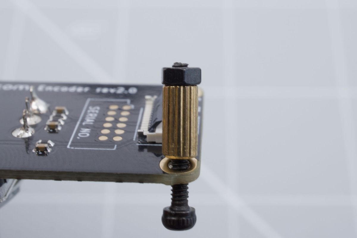 Bolt sticking above the nuts