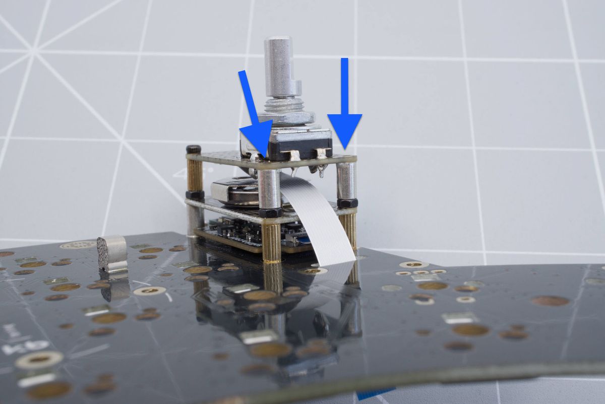 Screwing down the module