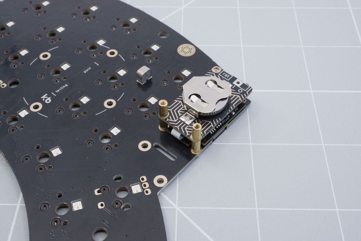 Screwing in battery board