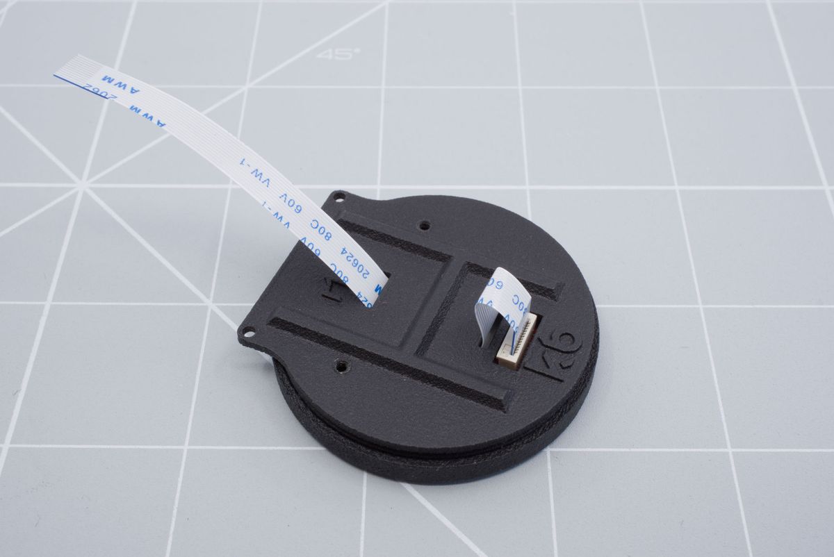 Inserting the cable in to the Cirque trackpad