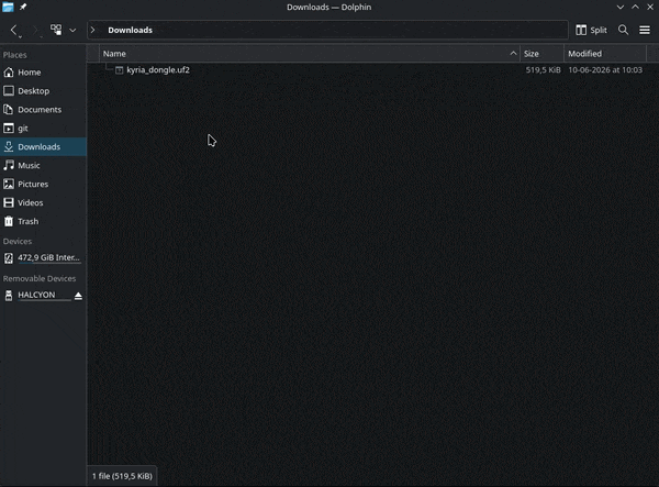 Flashing the keyboard on Linux (KDE Plasma)