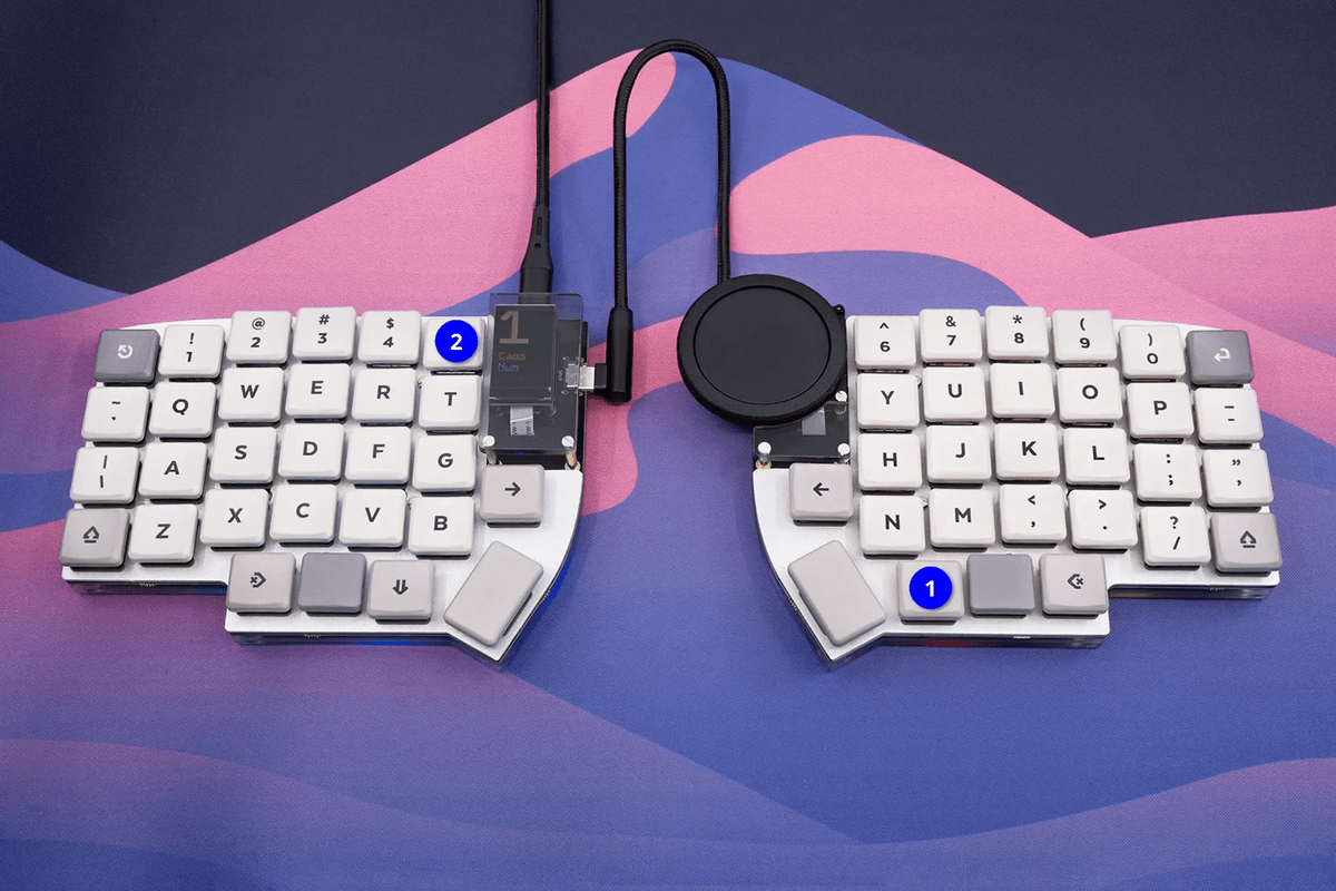 Lily58 unlock keys