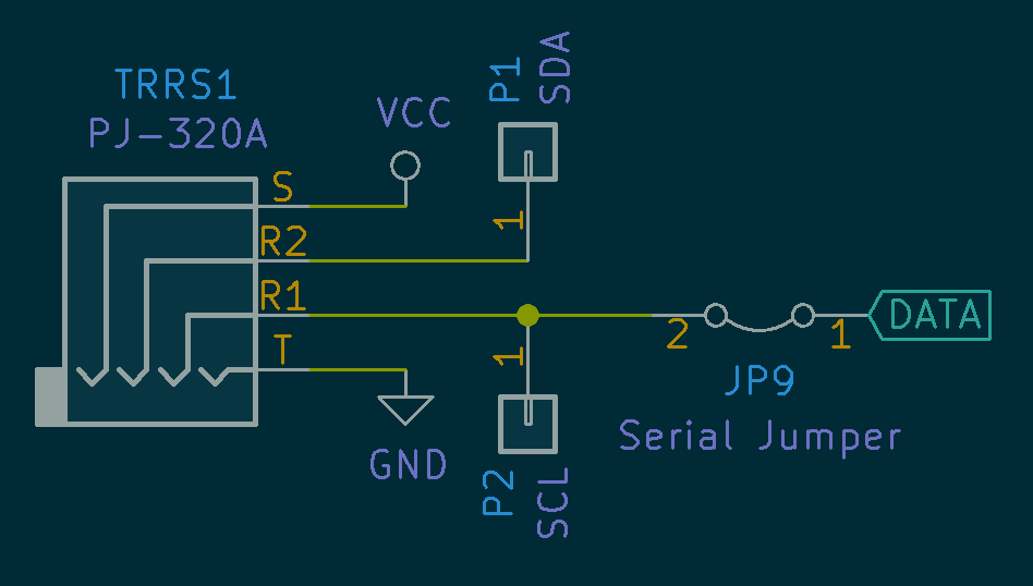 Kyria rev1.0 schematics - TRRS jack